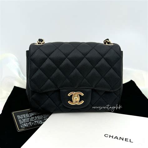 chanel mini square caviar preloved